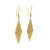 Elsa Peretti & Tiffany & Co. 1980s Pair of Elsa Peretti for Tiffany & Co. 18k Gold Mesh Diamond Drop Earrings For Sale - Image 4 of 14