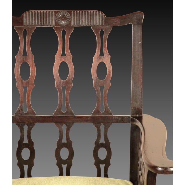 George III Mahogany Armchair, 1780 For Sale - Image 3 of 8