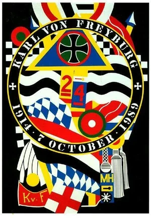 1990 Robert Indiana The Hartley Elegies: The Berlin Series - KvF 1 Serigraph, Framed