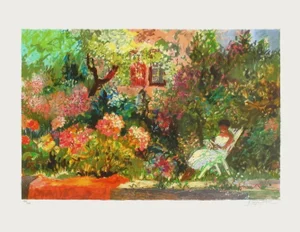 1990s Yvonne Cheffer-Delouis Madeleine à Hendaye Lithograph