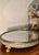 19th Century Italian Empire Mercury-Gilded Bronze Mirrored Plateau Centerpiece For Sale - Image 6 of 14