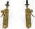 Pair Fine Italian Brevettato Cherub Brass Lighting Sconces For Sale - Image 4 of 11
