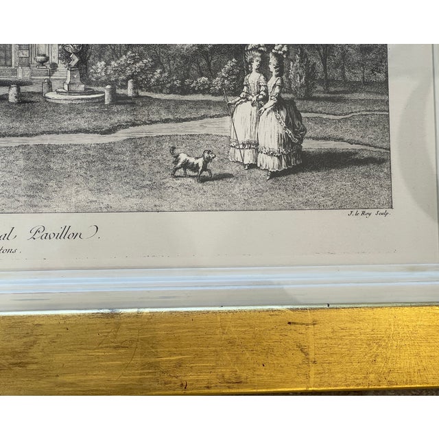 18Th. C. French Print of Versailles Gardens For Sale - Image 9 of 12