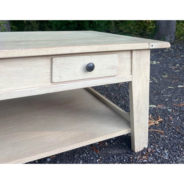 Broyhill Attic Heirlooms Farmhouse Coffee Table For Sale - Image 9 of 12