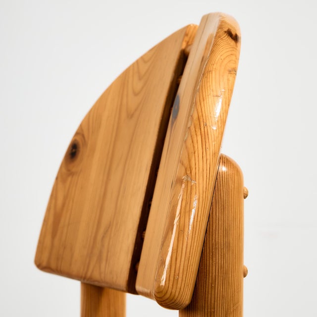 Pine Dining Set by Rainer Daumiller for Hirtshals Savvaerk, Set of 7 For Sale - Image 10 of 18