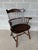 Description: Hitchcock New London Model Oak Paint Decorated Arm Chairs - A Pair. Original Clean Finish. In Very Good to...