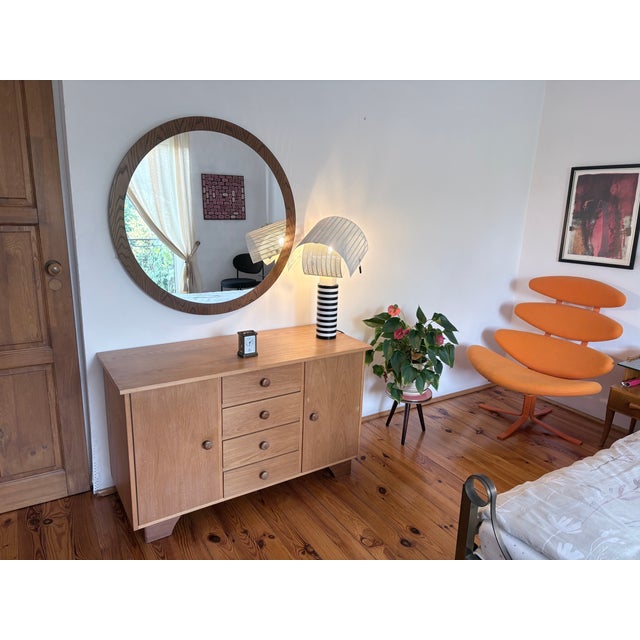 Vintage Scandinavian Wooden Mirror, 1960s For Sale - Image 11 of 12
