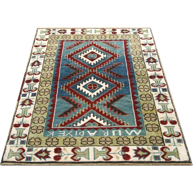 1960s 1960s Turkish Oushak Rug For Sale - Image 5 of 7