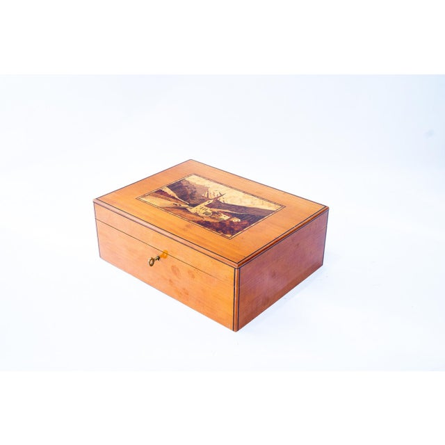 Cherry with Inlay Game Box, 1950s For Sale - Image 6 of 18