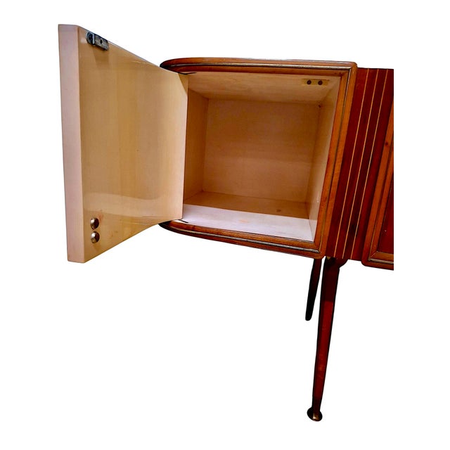 Italian Mid 20th Century Modern Commode With Mirror For Sale In San Francisco - Image 6 of 10