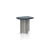 Metal Brushed Steel & Resin Fossil Side Table by Daniel Nikolovski & Danu Chirinciuc for KABINET, 2019 For Sale - Image 7 of 7
