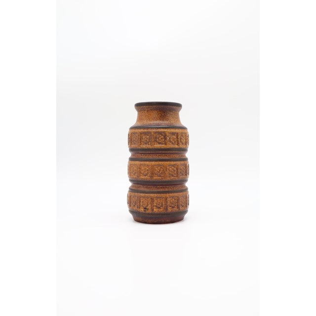 1970s Vintage Tundra Ceramic Vase from Scheurich Keramik, 1960s For Sale - Image 5 of 5