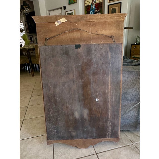 Rectangle Federal or Empire-Style Satinwood Marquetry Wall Mirror For Sale - Image 15 of 16
