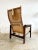 Mid-Century Modern Pj Muntendam for Jonkers Mid Century Wicker Rattan Highback Chair For Sale - Image 3 of 6