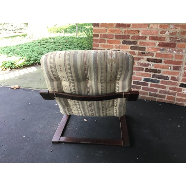 Westnofa Furniture Mid 20th Century Modern Upholstered Westnofa Lounge Chair or Rocker For Sale - Image 4 of 9