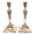 Antique 19th Century Old Sheffield Silver on Copper Candlesticks - a Pair For Sale