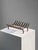 1960s Brutalist Minimalist Wrought Iron Andiron Structure, France, 1960s For Sale - Image 5 of 6