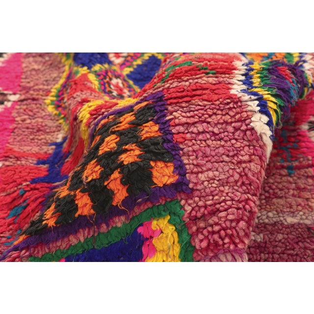 Vintage Boujad Moroccan Rug, 03'08 X 07'10 For Sale In Dallas - Image 6 of 10