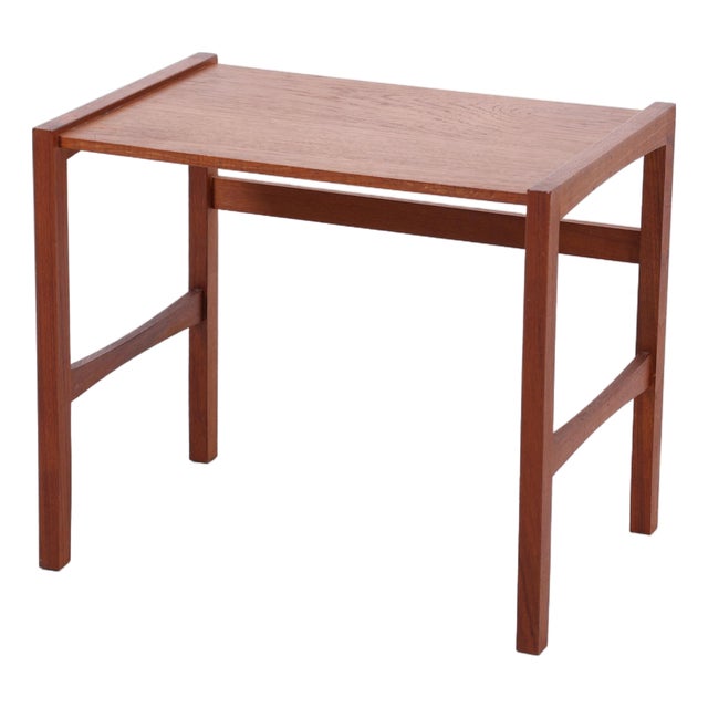 Vintage Side Table in Teak, 1960s For Sale