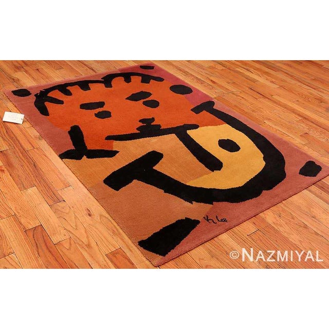 Mid 20th Century Nazmiyal Collection Paul Klee Artist Rug For Sale - Image 5 of 7