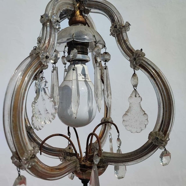 Descrizione Articolo: lampadario in vetro vintage Altezza: 90 Larghezza: 30 document.addEventListener("click",...