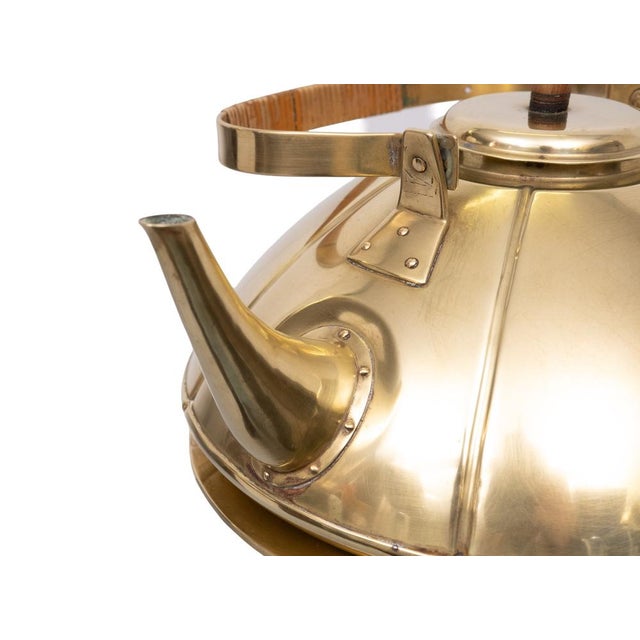 Amsterdam School Spirit Kettle on Stand by Jan Eisenloeffel, Holland, 1905 For Sale - Image 10 of 13