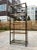 Aged Brass Étagère From Mastercraft For Sale - Image 13 of 13