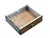 47" Brown Wood Grain Pattern Drawers Console Side Altar Table For Sale - Image 11 of 14