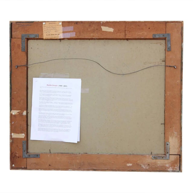 "The Long Road", Surreal Desert Landscape Painting 1950s For Sale - Image 9 of 10