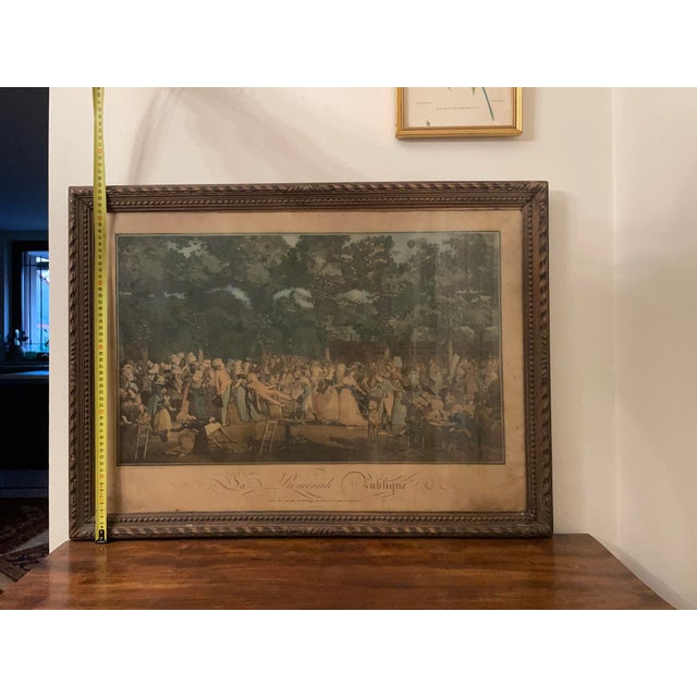 Louis-Philippe Debucourt, The Public Promenade, 1790s, Etching, Framed For Sale - Image 11 of 18
