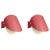 Mid 20th Century Italian Red Sconces - a Pair For Sale - Image 12 of 12