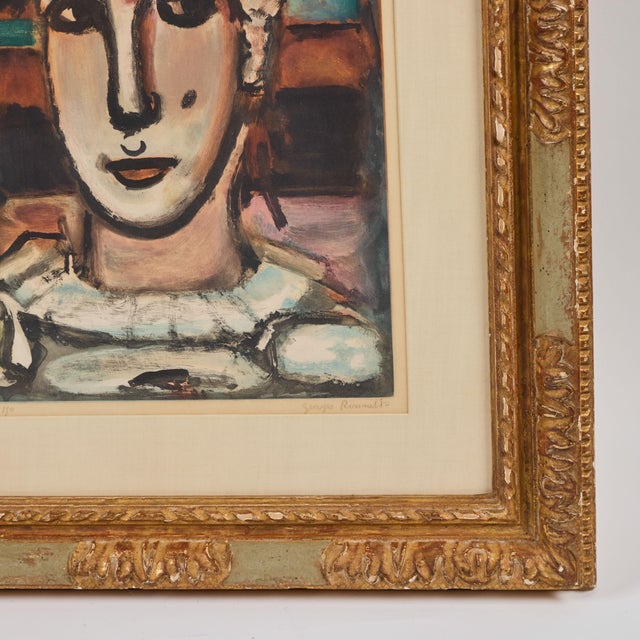 Mid 20th Century Aquatint Portrait by French Artist George Pierrot For Sale - Image 4 of 7