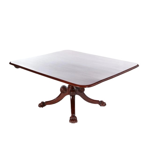 Large Regency Mahogany Centre Table For Sale - Image 9 of 9