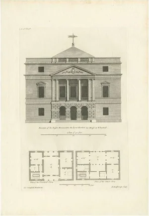 Pembroke House Whitehall, 1725