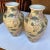 Vintage Matching Floral Bird Vases- a Pair For Sale - Image 11 of 12
