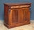 A fine English console sideboard or chiffonier server of flame-cut mahogany from the William IV period, featuring a...