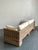 Contemporary Vintage Boho Holt Woven Resin Rattan Outdoor Sofa For Sale - Image 3 of 12