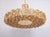 Large Gilt Brass and Crystal Glass Encrusted Chandelier from Palwa, Germany, 1970s For Sale - Image 3 of 18