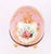 Ceramic Hand Painted Rose Pink Porcelain Egg in the Style of Dresden For Sale - Image 7 of 13