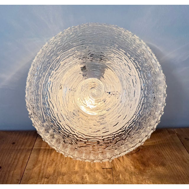 Vintage Glass Wall Light, 1970s For Sale - Image 12 of 17