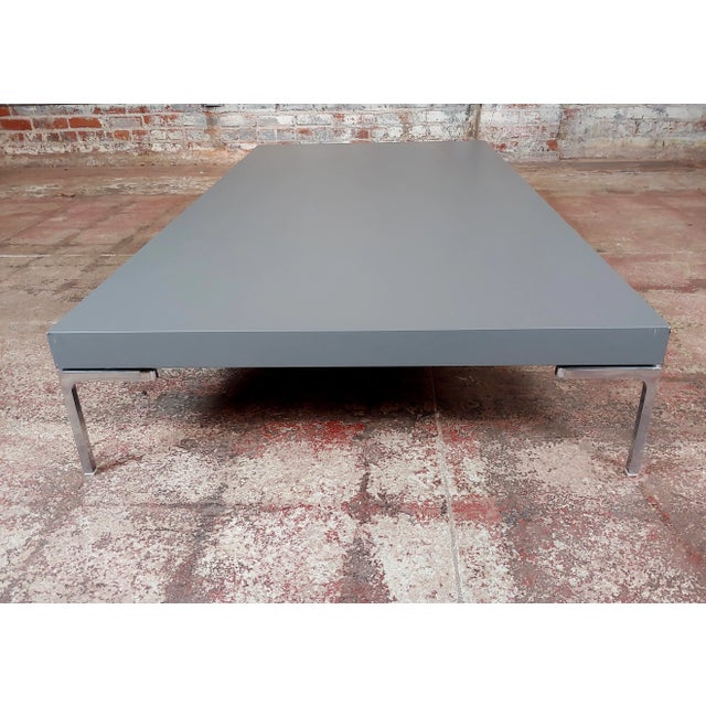 Italian Contemporary Low Profile Coffee Table Chairish