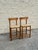 Mid-Century Modern Late 20th Century Pair of Rush Seat Wood Bar Stools For Sale - Image 3 of 12