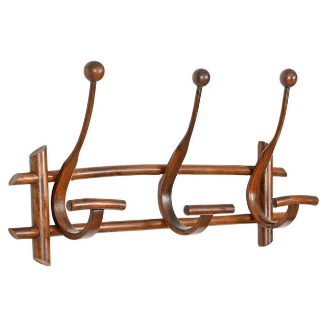 Bent Walnut Coat Rack by Michael Thonet, 1890s For Sale - Image 12 of 12