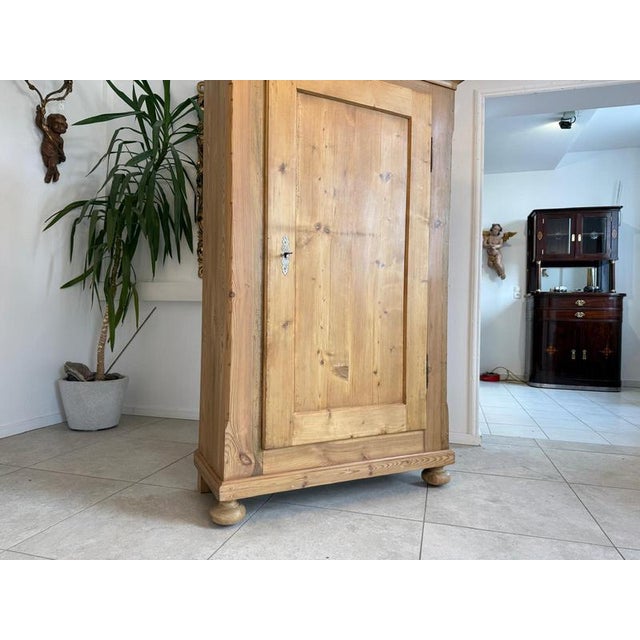 Biedermeier Farmhouse Cabinet in Wood For Sale - Image 12 of 15