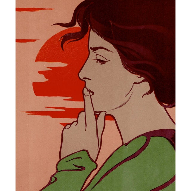 Henri Meunier, L'Heure du Silence, 1897, Lithograph on Paper For Sale - Image 3 of 11