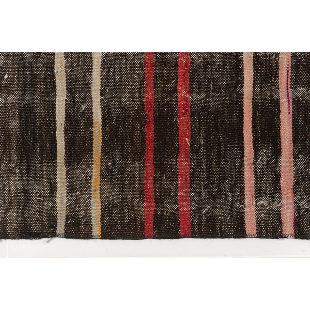 Textile Anatolian Naturel Antique Kilim Runner For Sale - Image 7 of 10