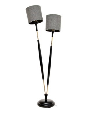 Vintage 2-Headed Floor Lamp, 1960