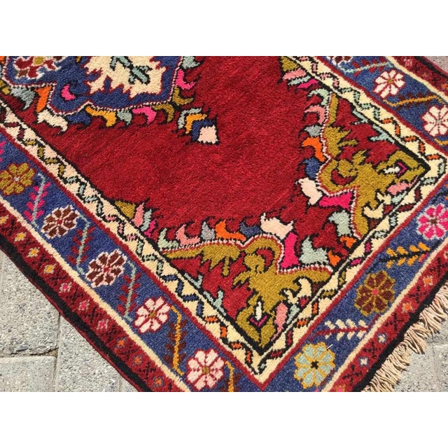 Vintage Turkish Area Rug - 33"x64" For Sale - Image 4 of 6