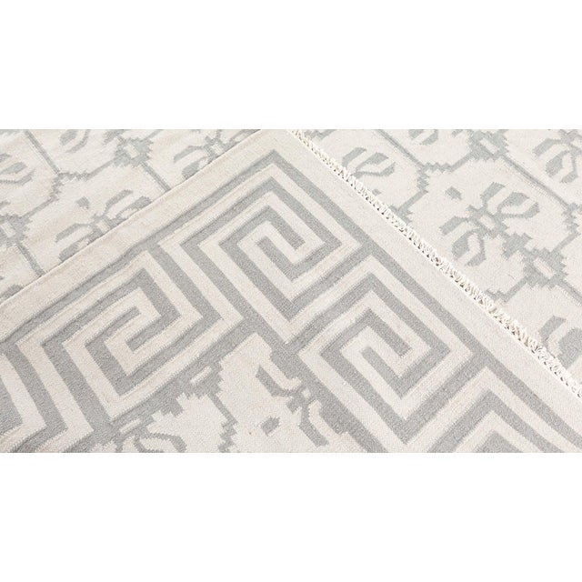 Doris Leslie Blau Vintage Indian Dhurrie Rug For Sale - Image 9 of 9