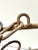 Vintage Wrought Iron Hanging Planter Basket With Scrollwork & Original Chain For Sale - Image 12 of 12